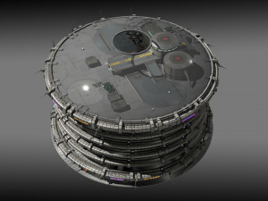 dome district 2 Modello 3D