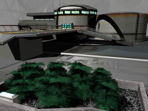 dome district 2 Modello 3D
