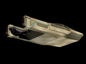 flying car 2049 3D Model