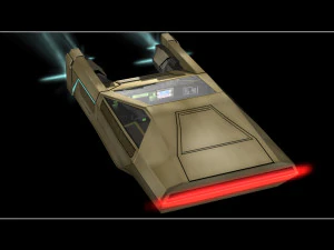 flying car 2049 3D Model