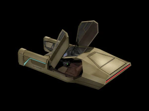 flying car 2049 3D Model