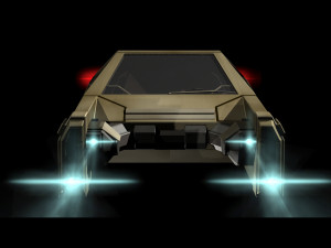 flying car 2049 3D Model
