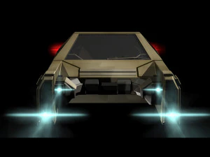 flying car 2049 3D Model