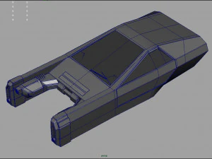 flying car 2049 3D Model