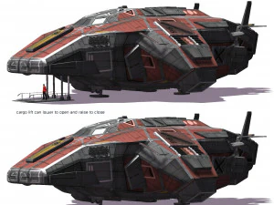 tug ship 3D Model