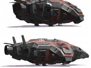tug ship 3D Model