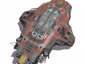 tug ship 3D Model