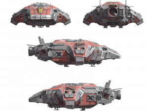 tug ship 3D Model