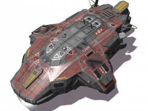 tug ship 3D Model