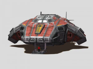 tug ship 3D Model