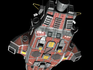 tug ship 3D Model