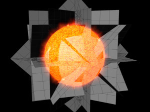sun model 3D 모델