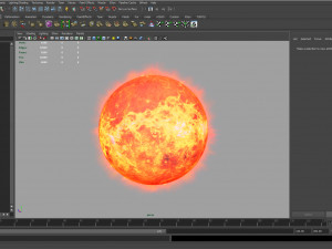 alien sun 3Dモデル