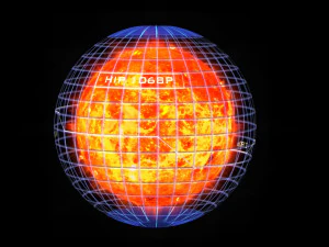holograma del sol alien&iacute;gena Modelo 3D