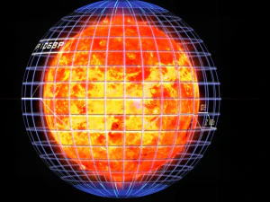 alien sun hologram 3D Model