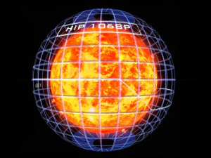 alien sun hologram 3D Model