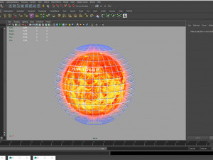 alien sun hologram 3D 模型