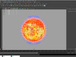 alien sun hologram 3D Model