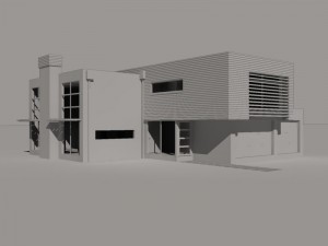 low poly house 3Dモデル