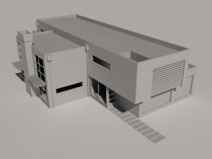 low poly house Modelo 3D