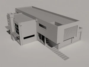 low poly house 3D Model