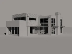 low poly house 3D Model
