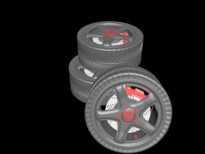 wheel 3ds fbx 3D Модель