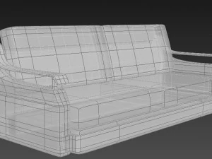 sof&aacute; Modelo 3D