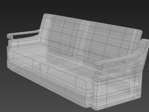 sof&aacute; Modelo 3D