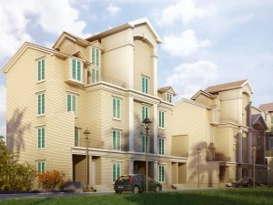 житлові будинки001 3D Модель