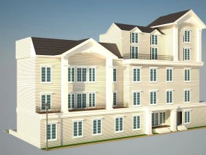 residential buildings001 3D Model