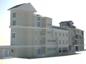 residential buildings001 3D Model