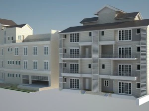 residential buildings001 3D Model