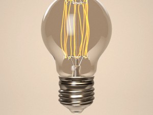 clear glass bulb Modelo 3D