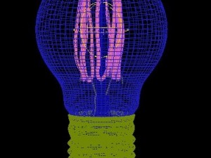 clear glass bulb 3D मॉडल