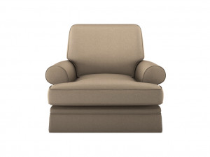 realistic sofa collection arm chair and two seater sofa 3D Modell