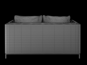 sofa collection arm chair and two seat and three seat sofa 3D 模型