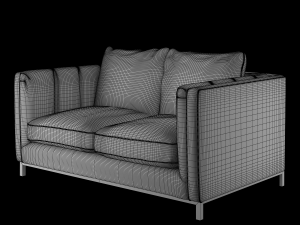 sofa collection arm chair and two seat and three seat sofa 3D 模型
