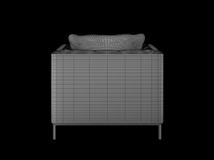 sofa collection arm chair and two seat and three seat sofa 3D 模型