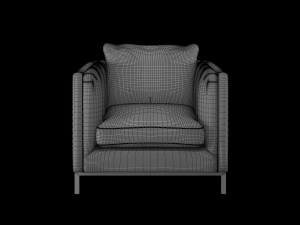 sofa collection arm chair and two seat and three seat sofa 3D 模型