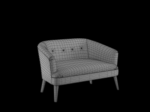 sofa collection arm chair two seat 3D Model