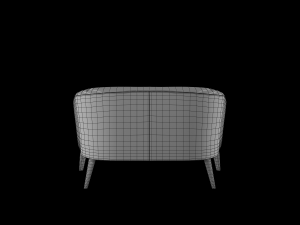 sofa collection arm chair two seat 3D Model