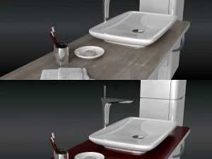duravit puravida set 3D Model