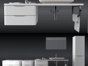 duravit puravida set 3D Model
