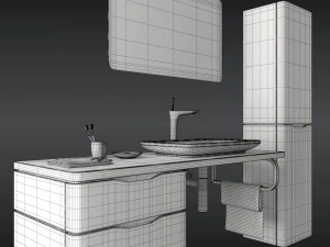 duravit puravida set 3D Model
