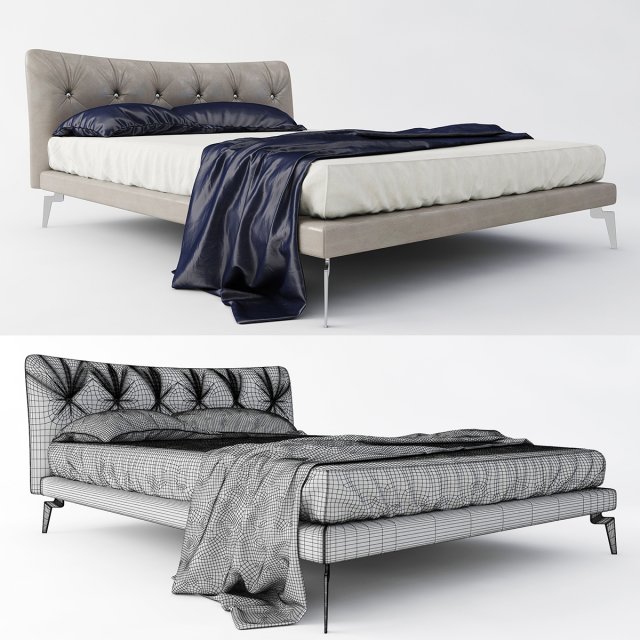 alivar bed arca 3D Модель .c4d .max .obj .3ds .fbx .stl .blend 