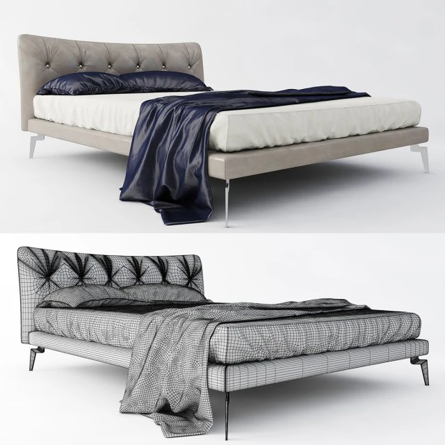 alivar bed arca 3D Model .c4d .max .obj .3ds .fbx .stl .blend 