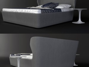 bb italia papilio bed 3D-Modell