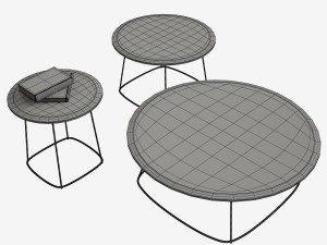 alivar table password set 3D 모델