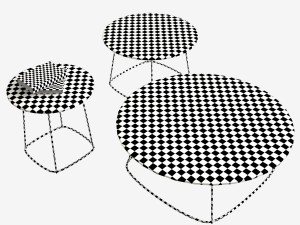 alivar table password set 3D 모델
